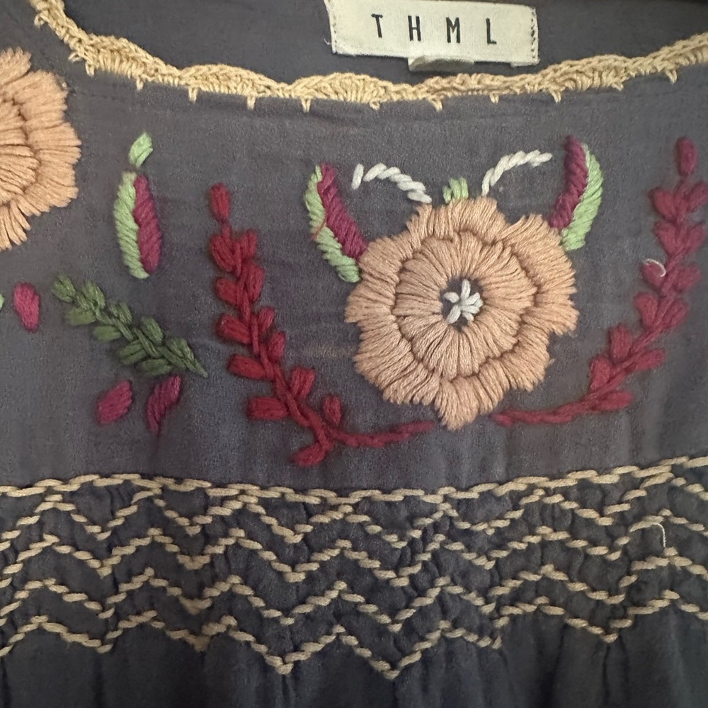 THML Multicolor Embroidered Top - Picture 4 of 6